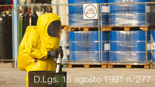 D Lgs 15 agosto 1991 n 277 D Lgs 15 agosto 1991 n 277