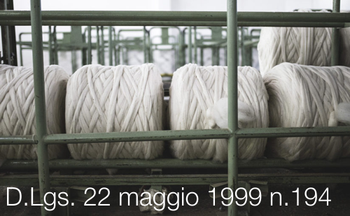 D Lgs 22 maggio 1999 n 194 D Lgs 22 maggio 1999 n 194