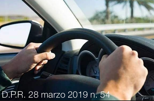 D P R 28 marzo 2019 n 54 D P R 28 marzo 2019 n 54