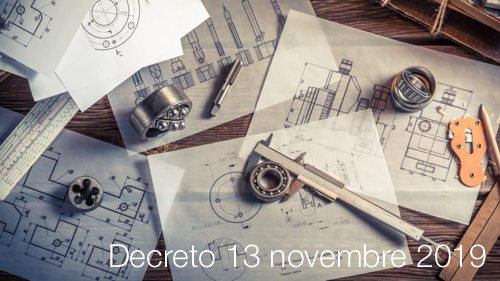 Decreto 13 novembre 2019 Decreto 13 novembre 2019
