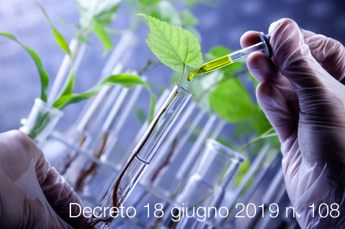 Decreto 18 giugno 2019 n 108 Decreto 18 giugno 2019 n 108