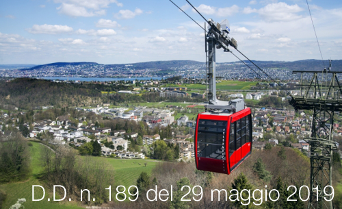 Decreto Dirigenziale n 189 del 29 maggio 2019 Decreto Dirigenziale n 189 del 29 maggio 2019