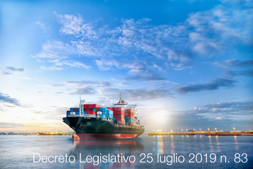 Decreto Legislativo 25 luglio 2019 n 83 Decreto Legislativo 25 luglio 2019 n 83
