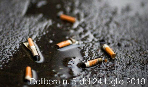Delibera n 5 del 24 luglio 2019 Delibera n 5 del 24 luglio 2019