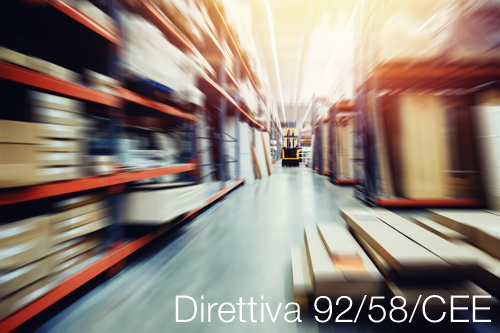 Direttiva 92 58 CEE Direttiva 92 58 CEE