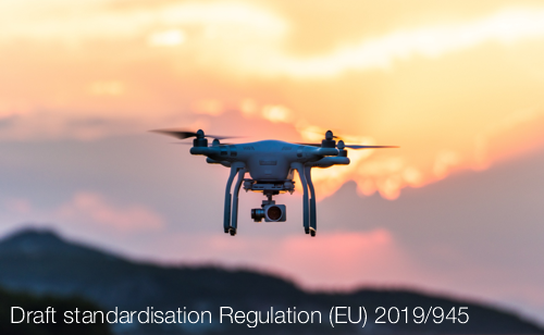 Draft standardisation Regulation EU 2019 945 Draft standardisation Regulation EU 2019 945