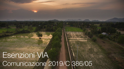 Esenzioni VIA Esenzioni VIA