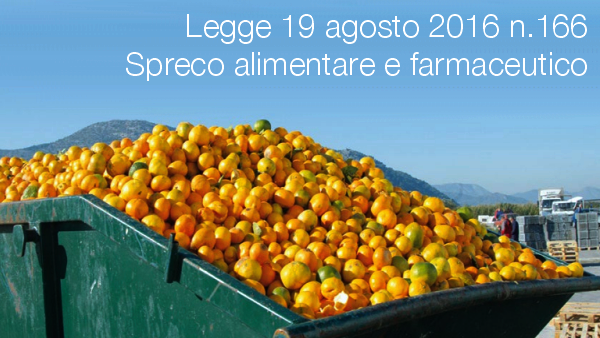 Legge 19 agosto 2016 n 166 Legge 19 agosto 2016 n 166