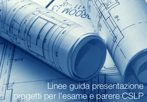 Linee guida presentazione progetti CSLP Linee guida presentazione progetti CSLP