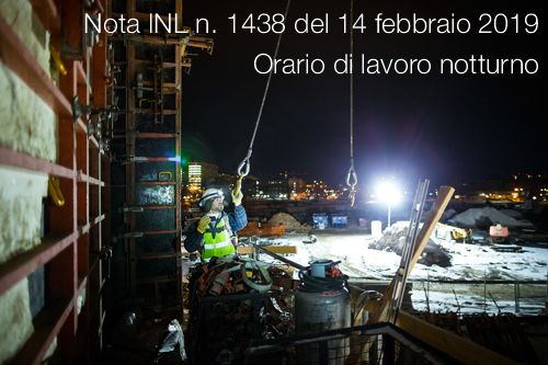 Nota INL n 1438 del 14 febbraio 2019 Nota INL n 1438 del 14 febbraio 2019