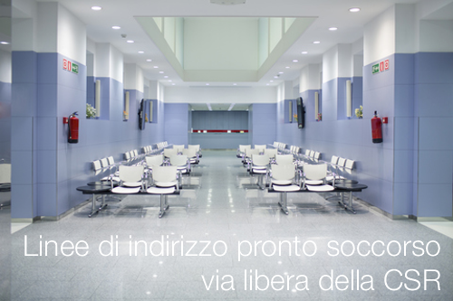 Nuove linee di indirizzo pronto soccorso Nuove linee di indirizzo pronto soccorso