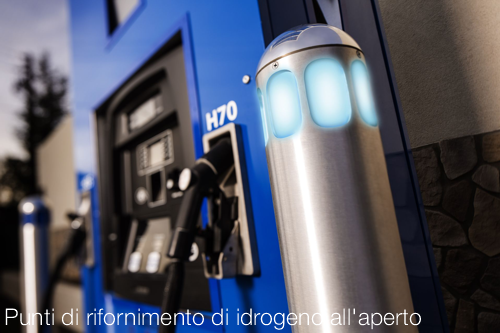 Punti di rifornimento di idrogeno aperto Punti di rifornimento di idrogeno aperto