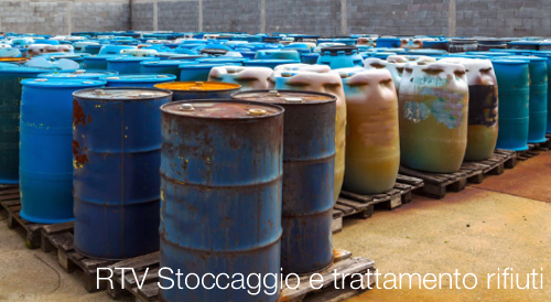 RTV Stoccaggio e trattamento rifiuti RTV Stoccaggio e trattamento rifiuti
