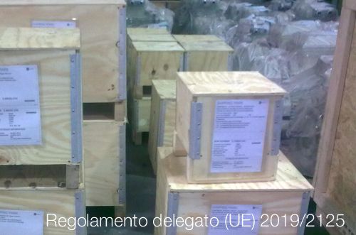 Regolamento delegato UE 2019 2125 Regolamento delegato UE 2019 2125