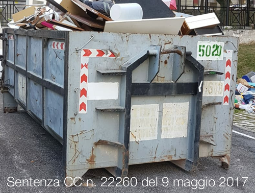 Sentenza CC n 22260 del 9 maggio 2017 Sentenza CC n 22260 del 9 maggio 2017