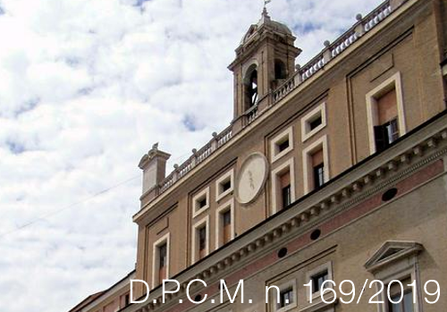 D P C M 2 dicembre 2019 n 169 D P C M 2 dicembre 2019 n 169