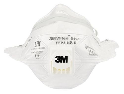 Mascherina EN 149 Esempio con valvola Mascherina EN 149 Esempio con valvola