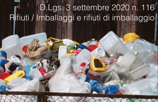 D Lgs 3 settembre 2020 n 116 D Lgs 3 settembre 2020 n 116