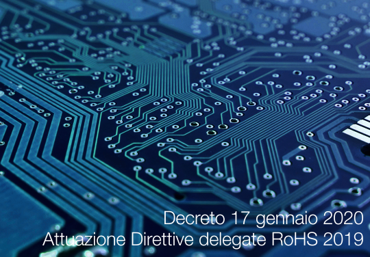 Decreto 17 gennaio 2020 Decreto 17 gennaio 2020