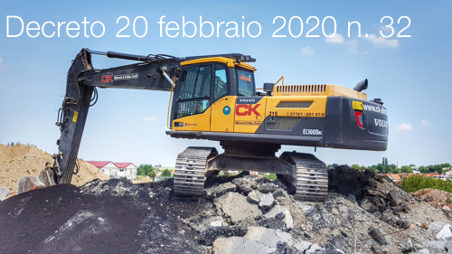 Decreto 20 febbraio 2020 n 32 Decreto 20 febbraio 2020 n 32