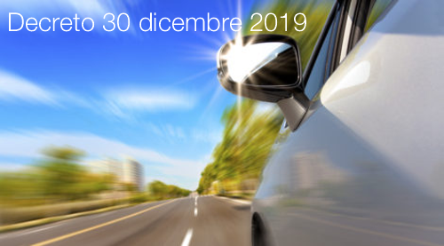 Decreto 30 dicembre 2019 Decreto 30 dicembre 2019