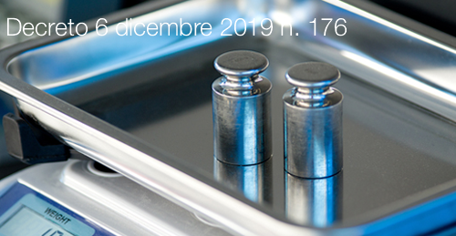 Decreto 6 dicembre 2019 n 176 Decreto 6 dicembre 2019 n 176
