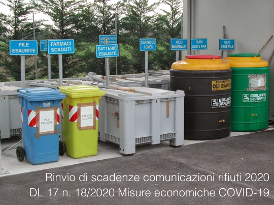 Decreto Legge 17 marzo 2020 n 18 rinvio scadenze COVID 19 Decreto Legge 17 marzo 2020 n 18 rinvio scadenze COVID 19