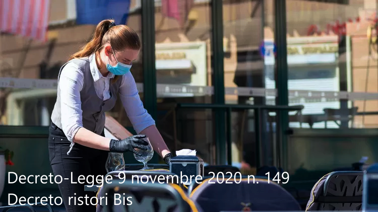 Decreto Legge 9 novembre 2020 n 149 Decreto Legge 9 novembre 2020 n 149
