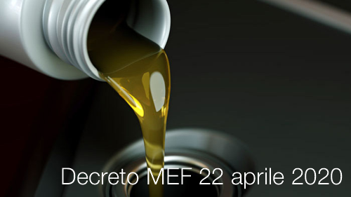 Decreto MEF 22 aprile 2020 Decreto MEF 22 aprile 2020