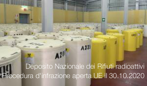 Deposito Nazionale dei Rifiuti radioattivi Procedura infrazione Deposito Nazionale dei Rifiuti radioattivi Procedura infrazione