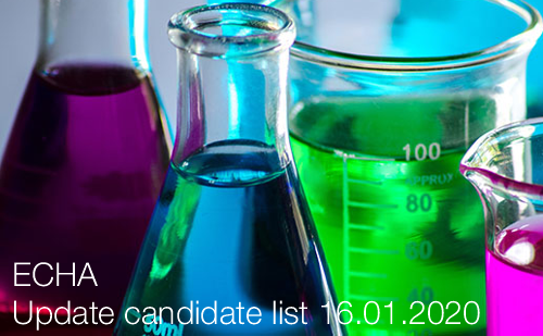 ECHA Update candidate list 16 01 2020 ECHA Update candidate list 16 01 2020