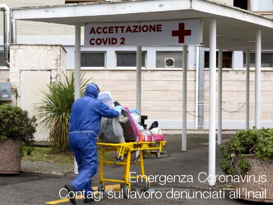 Emergenza Coronavirus i contagi sul lavoro denunciati all Inail Emergenza Coronavirus i contagi sul lavoro denunciati all Inail