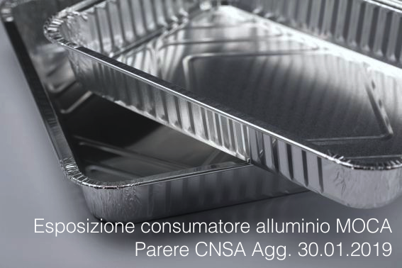 Esposizione consumatore alluminio MOCA Parere CNSA 30 01 2019 Esposizione consumatore alluminio MOCA Parere CNSA 30 01 2019