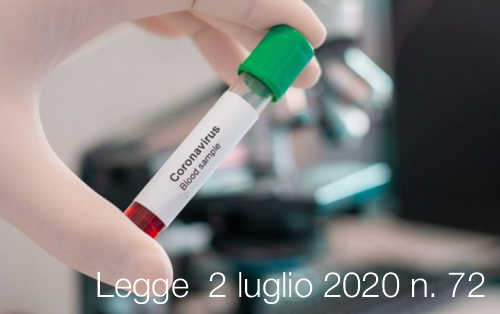 Legge 2 luglio 2020 n 72 Legge 2 luglio 2020 n 72