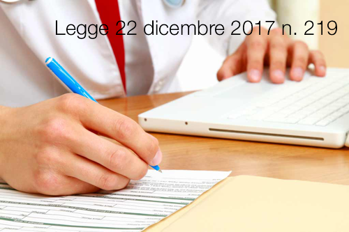 Legge 22 dicembre 2017 n 219 Legge 22 dicembre 2017 n 219