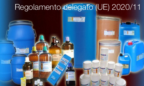 Regolamento delegato UE 2020 11 Regolamento delegato UE 2020 11