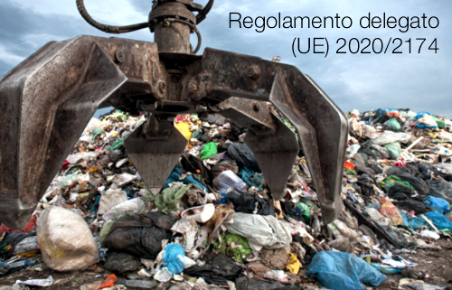 Regolamento delegato UE 2020 2174 Regolamento delegato UE 2020 2174
