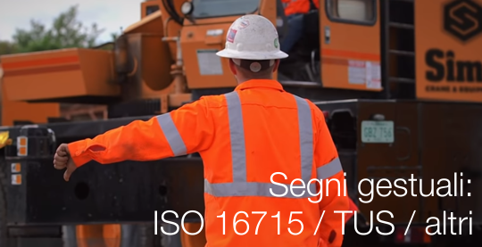 Segni gestuali ISO 16715 TUS Altri Segni gestuali ISO 16715 TUS Altri