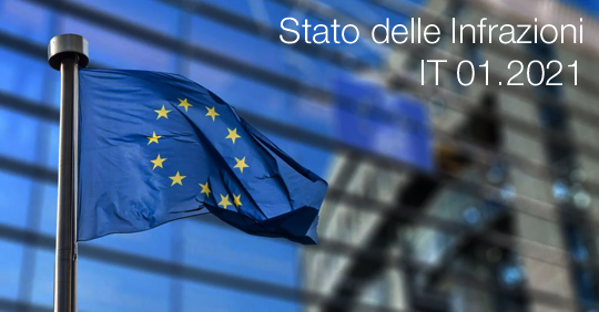 Stato delle infrazioni IT 01 2021 Stato delle infrazioni IT 01 2021