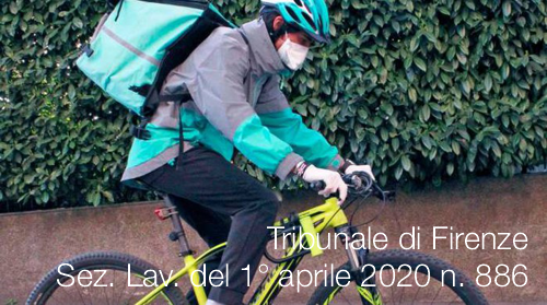 Tribunale di Firenze Sez Lav del 1 aprile 2020 n 886 Tribunale di Firenze Sez Lav del 1 aprile 2020 n 886