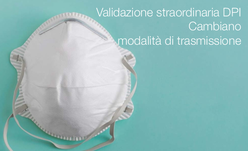 Validazione straordinaria DPI Validazione straordinaria DPI