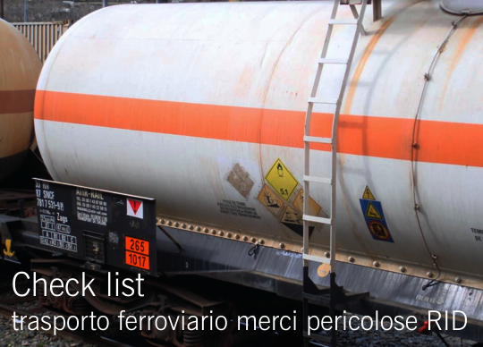 Check list trasporto ferroviario merci pericolose RID Check list trasporto ferroviario merci pericolose RID