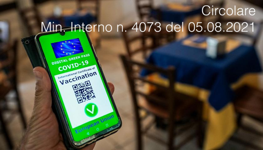 Circolare Min Interno n 4073 del 05 08 2021 Circolare Min Interno n 4073 del 05 08 2021