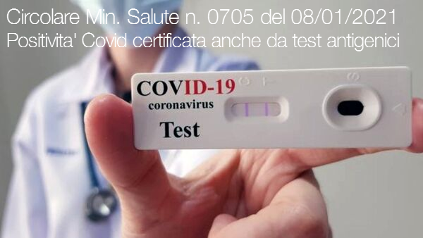 Circolare Min Salute n 0705 del 08 01 2021 Circolare Min Salute n 0705 del 08 01 2021