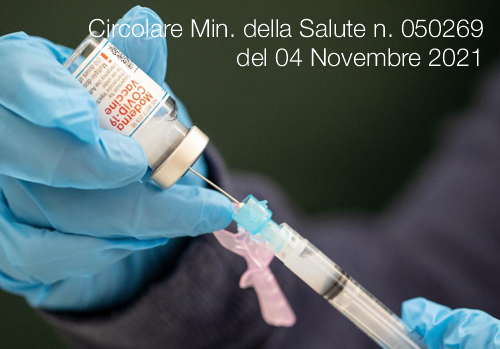 Circolare Ministero della Salute n 050269 del 04 Novembre 2021 Circolare Ministero della Salute n 050269 del 04 Novembre 2021