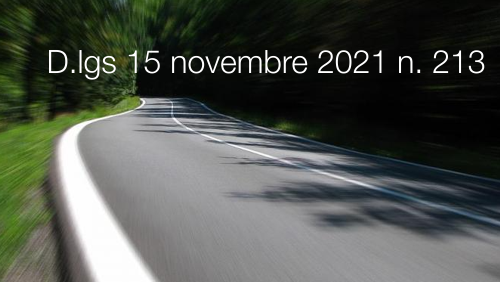 D lgs 15 novembre 2021 n 213 D lgs 15 novembre 2021 n 213