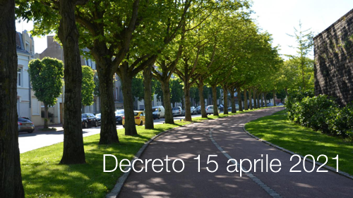 Decreto 15 aprile 2021 Decreto 15 aprile 2021