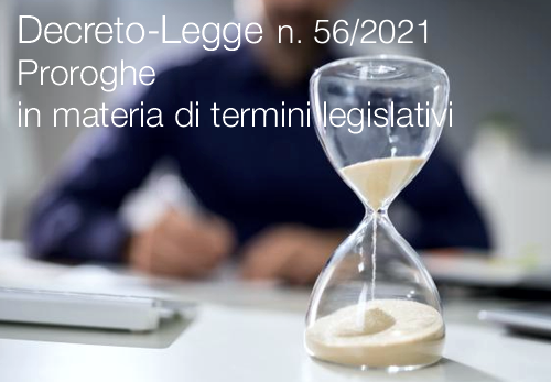 Decreto Legge 30 aprile 2021 n 56 Decreto Legge 30 aprile 2021 n 56
