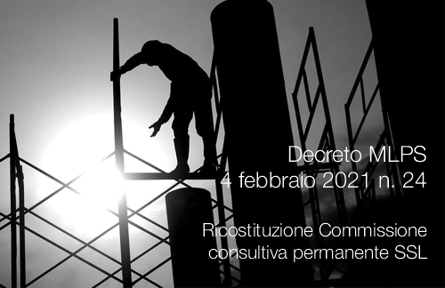 Decreto MLPS 4 febbraio 2021 n 24 Decreto MLPS 4 febbraio 2021 n 24