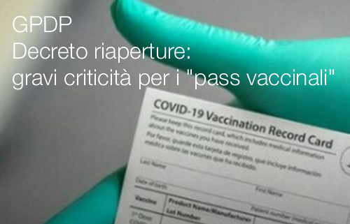 Decreto riaperture gravi criticit per i pass vaccinali Decreto riaperture gravi criticit per i pass vaccinali